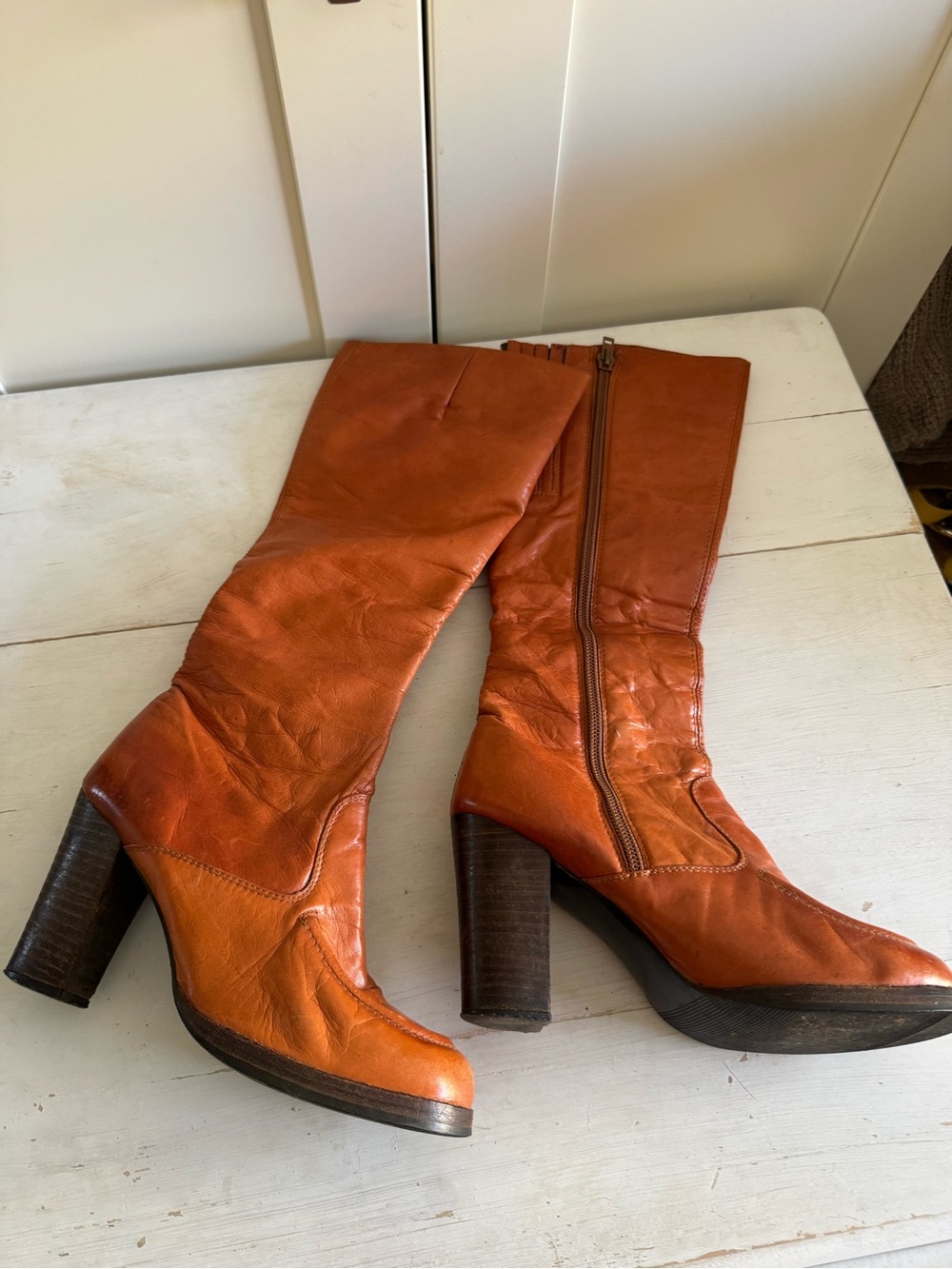 Carlos Sanchez leather boots